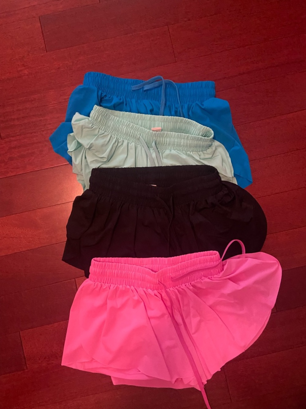 Girls Butterfly Shorts Kids Flowy Short Running Girl's Skirts Athletic Skorts